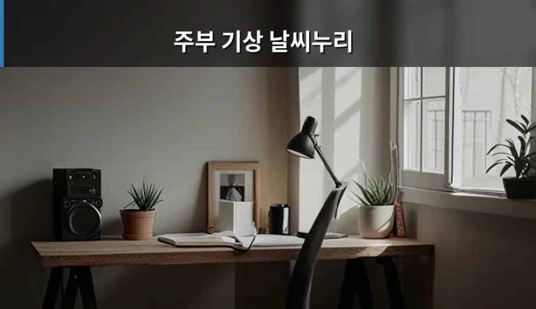 주부 기상 날씨누리 활용법과 실생활 적용 팁