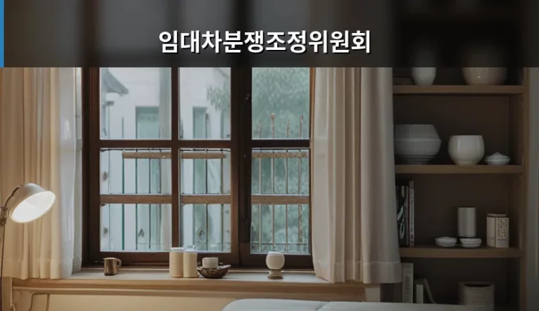 임대차분쟁조정위원회 신청 방법과 해결 절차 안내