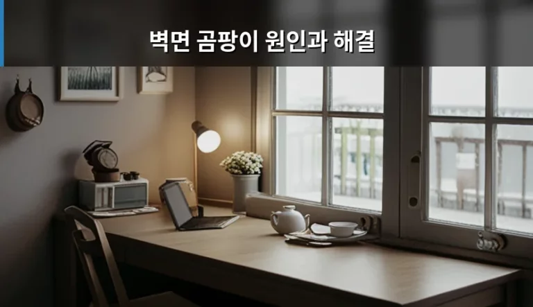 벽면 곰팡이 원인과 해결 방법 및 관리 가이드
