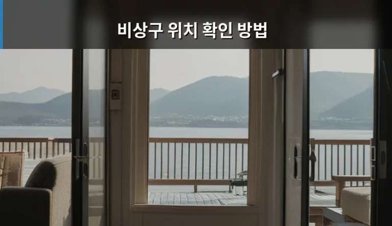 비상구 위치 확인 방법과 장소별 대처 가이드