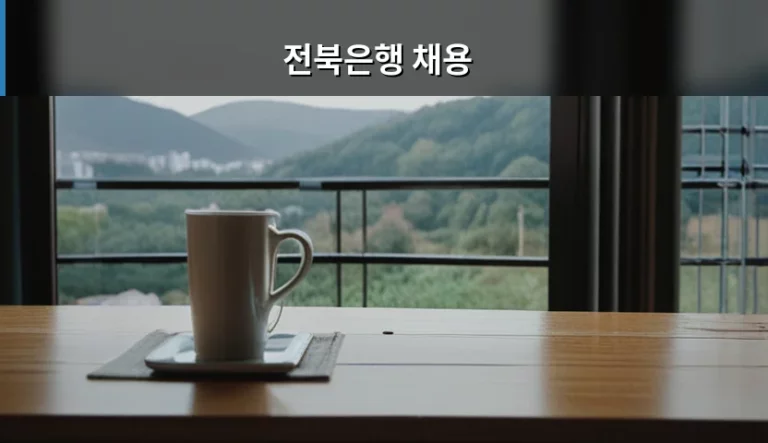 전북은행 채용 절차와 합격 전략 가이드
