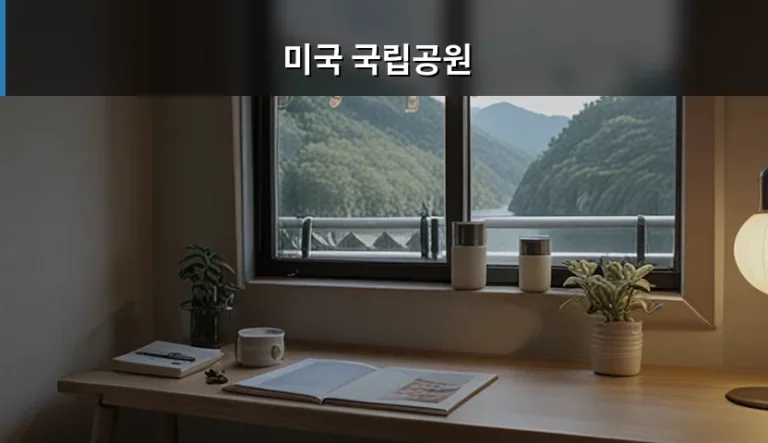 미국 국립공원 방문 가이드 및 효율적인 이용 방법