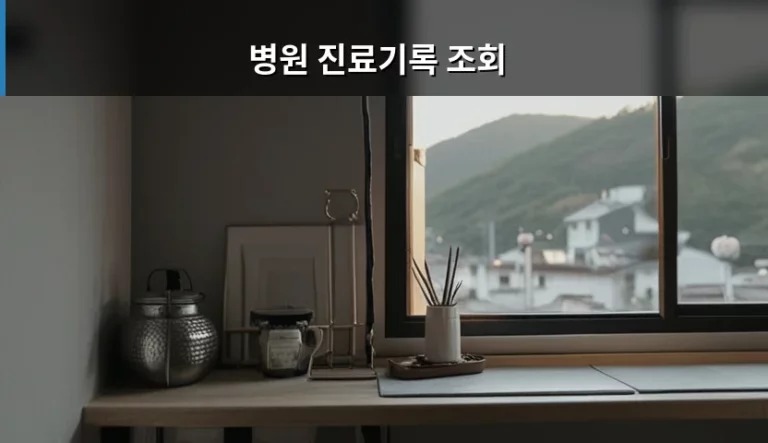 병원 진료기록 조회 방법 및 서류 발급 가이드