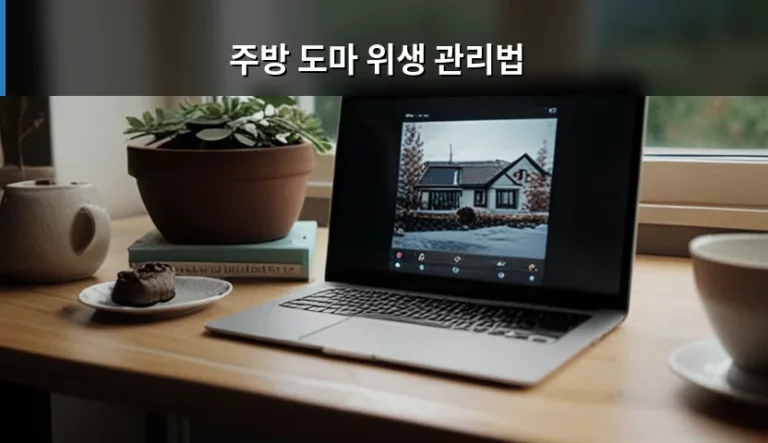 주방 도마 위생 관리법과 재질별 세척 가이드