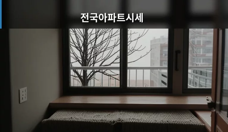 전국아파트시세 분석과 실거래가 확인 방법 가이드
